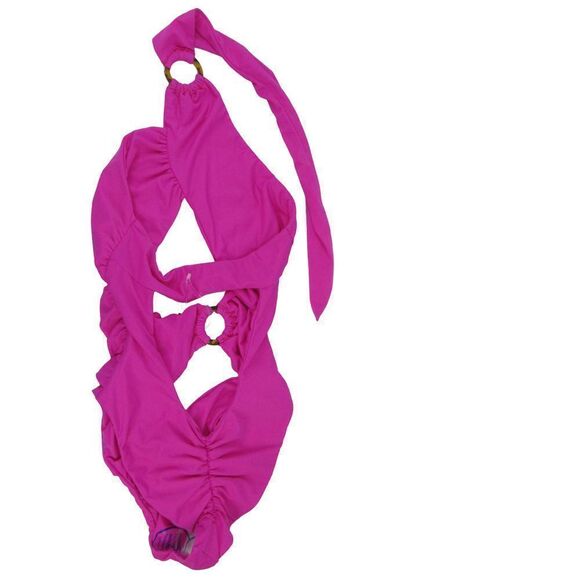 Lovers and Friends Women’s Feeling Myself One Piece Swim Suit in Magenta Sz XS - Picture 3 of 5